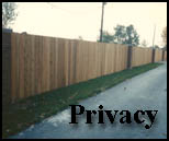 Wood Privacy Fence
